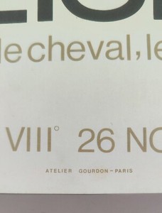 Claude WEISBUCH — Affiche originale d'exposition en lithographie, Galerie Vision Nouvelle, Paris — vue 5 sur 6
