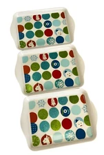 Be Merry Holiday Christmas Ornament Appetizer Snack Plate Set by Target