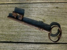 Antique Large Church Castle Home Barn Key Lock Rare Collectable