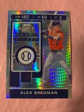 2020 PANINI CONTENDERS OPTIC ALEX BREGMAN 68/299 PRIZM HYPER ~ #19