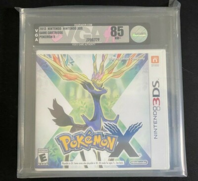 Nintendo 3DS Pokemon X Game (2013) VGA 85 NM+ SEALED USA Version