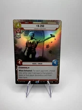 K-2SO Cassian's Counterpart Foil Hyperspace R Star Wars Unlimited SOR 408 NM