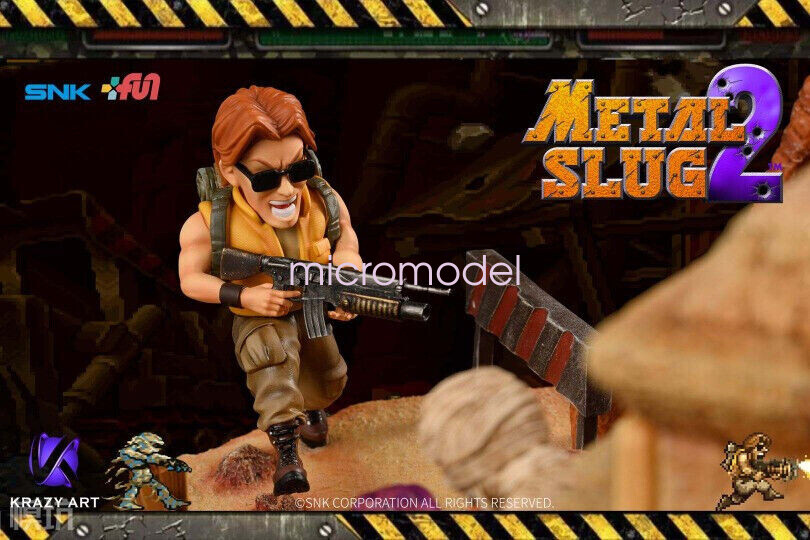 Krazy Art Studios Metal Slug Resin Model Statue In Stock Fighting