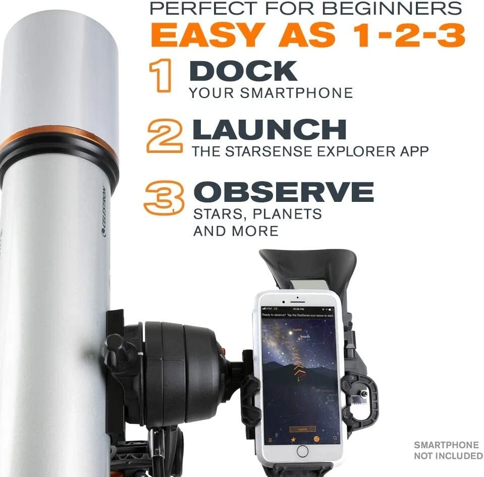 Celestron – StarSense Explorer DX 102AZ Smartphone App-Enabled Telescope - Image 3 of 4