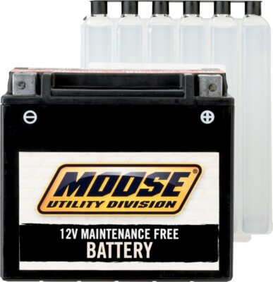 MOOSE AGM Maintenance Free Battery YTX20HL-BS 18Ah/310 CA for many ATVs & UTVs