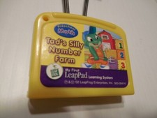 LeapPad "Tad's Silly Number Farm" preschool math module 