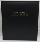 CAPS Album U.S. Gold Eagles One Ounce Date Set for Air-Tite Coin Capsules 2247