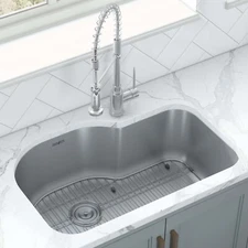 Ruvati 32-inch Undermount 16 Gauge Single Bowl Kitchen Sink- RVM4700