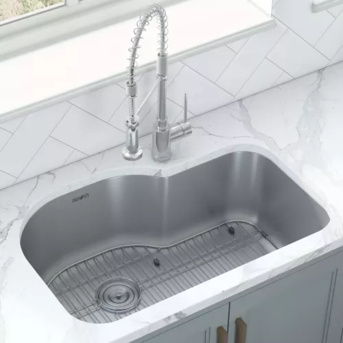 Ruvati 32-inch Undermount 16 Gauge Single Bowl Kitchen Sink- RVM4700