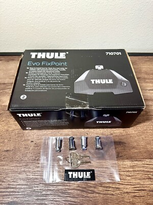 #ad Thule Evo Fixpoint FootPack 710701 Thule Metal Lock 4 Pack Free $74.95 Value $225.21