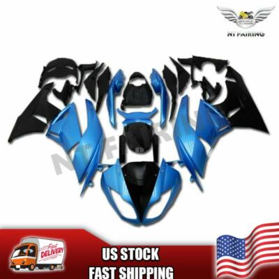 FT Blue Black Injection Fairing Fit for Kawasaki 636 ZX6R FT Blue Black Injection Fairing Fit for Kawasaki 636 ZX6R