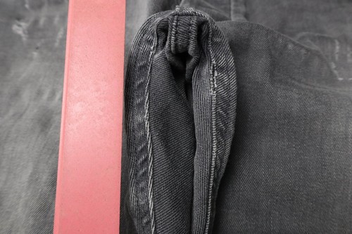 G-Star Defend Super Slim Vaqueros Hombres W34/L34 Angustiado Gris Denim Botón - Imagen 9 de 14