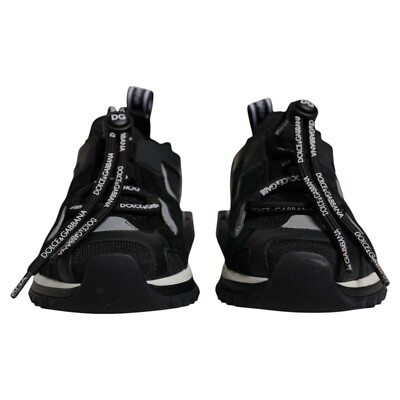 DOLCE&GABBANA靴 DOLCE & GABBANA Shoes Black Mesh Sorrento Trekking Sneakers EU38.5