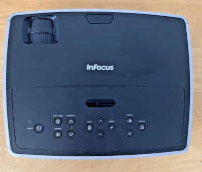 InFocus W240 Work Big DLP Projector - Low 279 Lamp Hours! Tested No Remote