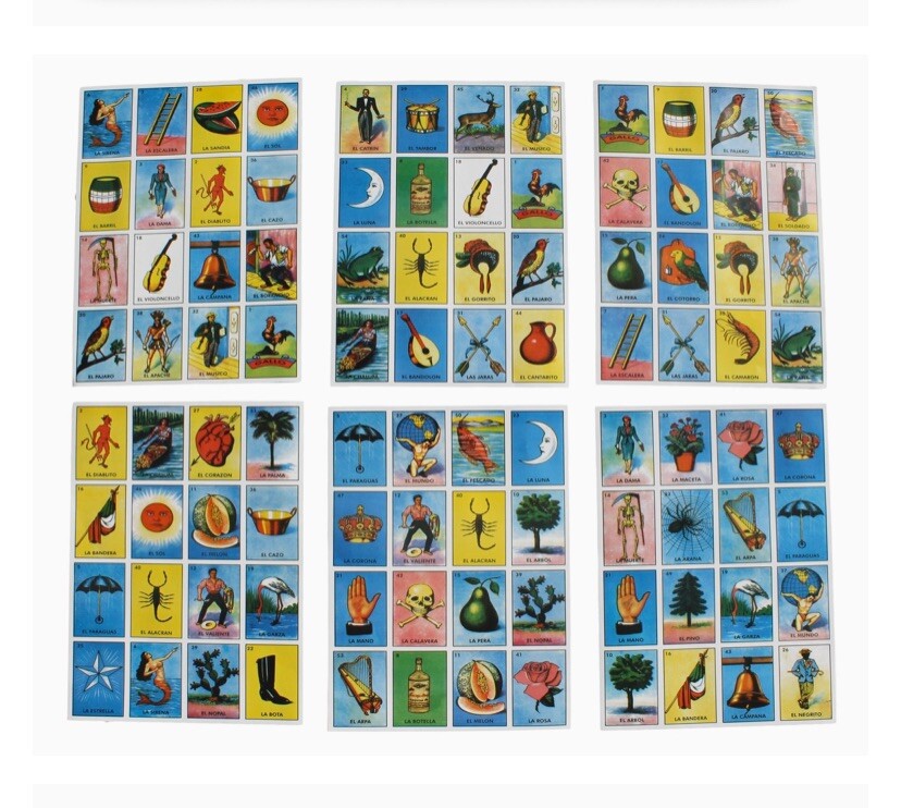 6 Cards 24” X 18” SUPER HUGE MEGA LARGE JUMBO LOTERIA BINGO GAME No Deck Cards | eBay 6-cards-24-x-18-super-huge-mega-large-jumbo-loteria-bingo-game-no-deck-cards-ebay