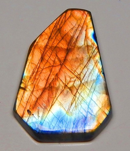 Natural Labradorite Slab, 1.25" - 9" High Flash Polish Labradorite, Pick a Size - 第 17/20 張圖片