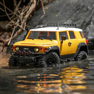 【新品】FMS トヨタ FJ Cruiser RCクローラー 1/18 FMS 1/18 Toyota FJ Cruiser 4WD Brushed RTR | Horizon Hobby