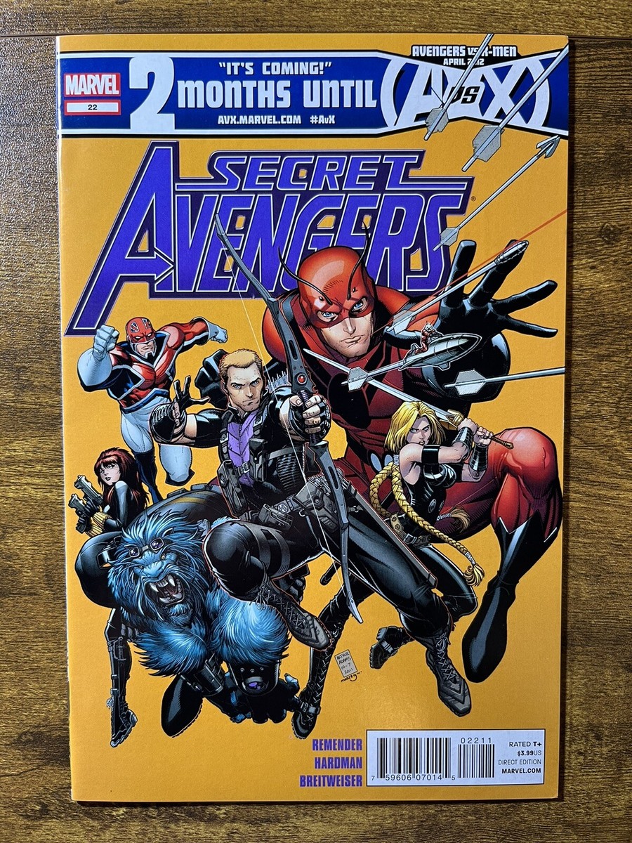 SECRET AVENGERS 22 ARTHUR ADAMS COVER BLACK WIDOW MARVEL COMICS