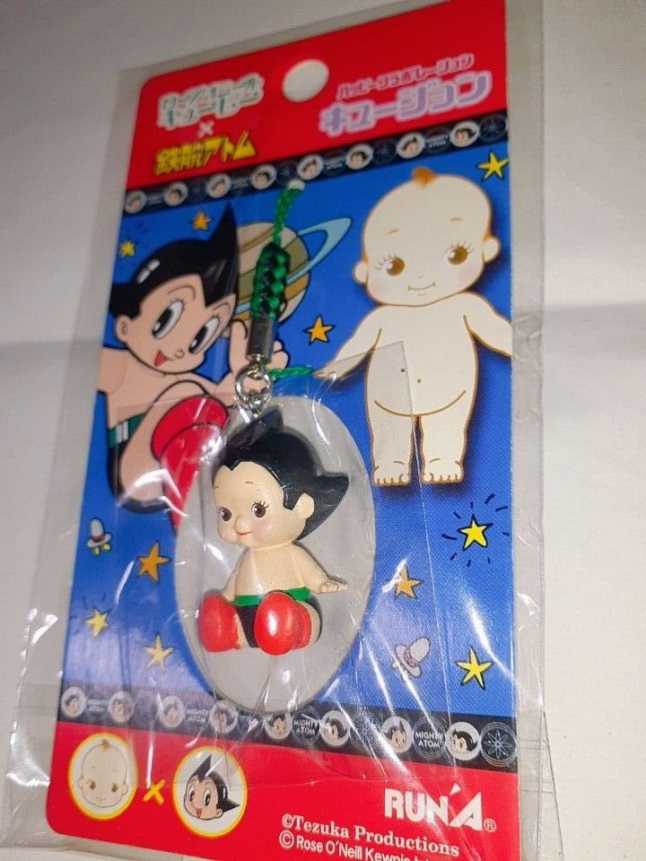 Astro boy figure strap key chain rare Osamu Tezuka Kewpie Kewsion