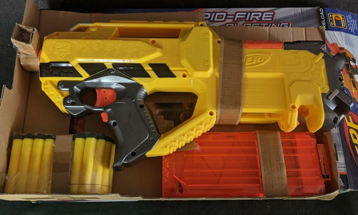 Nerf N-Strike Elite EXCLUSIVE Ravenfire RARE blaster