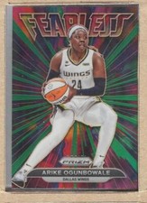 Arike Ogunbowale 14 2022 Panini Prizm Green Prizm Fearless