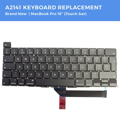 Replacement Keyboard UK Layout for Macbook Pro A2141 16” 2019 2020