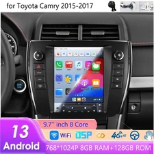 Carplay & Android Auto 9.7'' Car Stereo For Toyota Camry 2015~17 Android 13 GPS