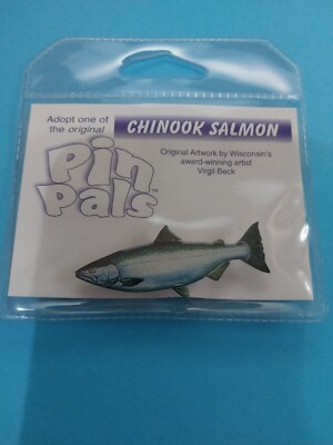 CHINOOK SALMON LAPEL PIN
