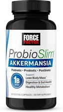 Force Factor Akkermansia Probiotics & Postbiotics Gut Health 60 SERV EXP 03/27