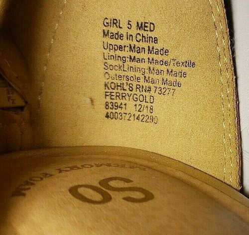 SO 5M Fairy Gold Strappy Pumps NIB - Picture 9 of 11