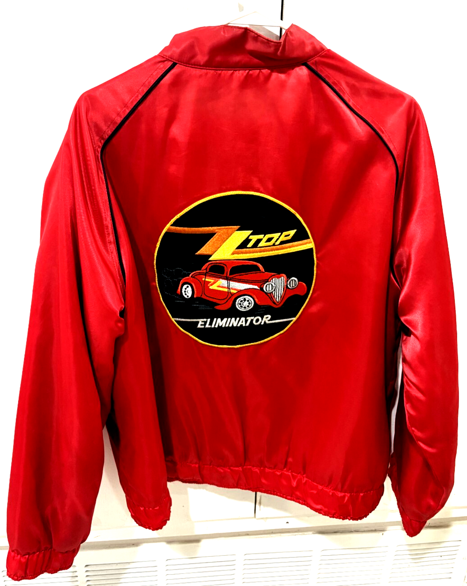 ZZ Top Roadie Jacket Vintage 1983 Eliminator Red 1933 Ford Coupe