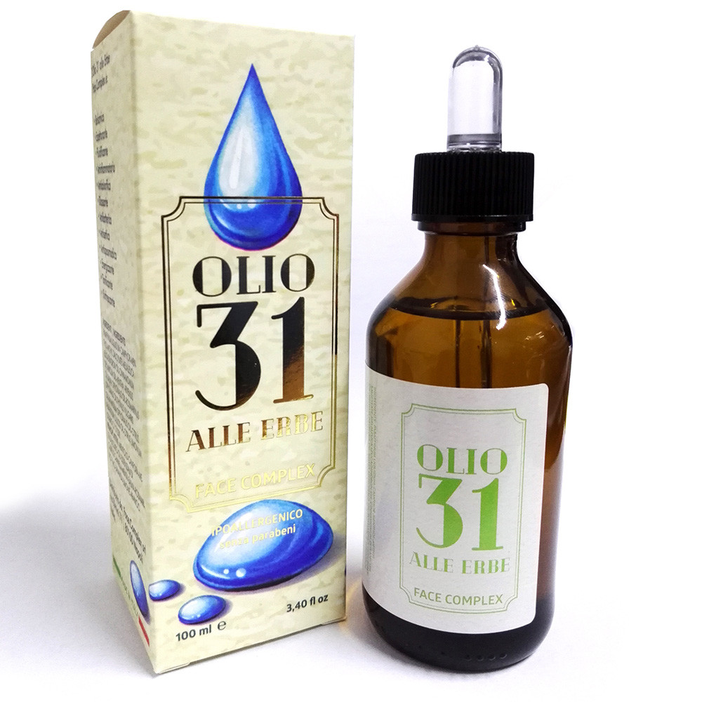 OLIO 31 ALLE ERBE IPOALLERGENICO SENZA PARABENI DA 100ml