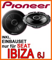 Seat Ibiza 6J Pioneer Boxen 16Cm 2-Wege Lautsprecher TüR Vorne Hinten Einbauset
