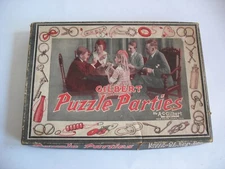 Early 1900s  A.C. Gilbert Puzzle Parties set Metal puzzles mind challenge games