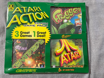Sealed Atari Action Game Pack PC CD ROM WIN 95/98 Hasbro Interactive