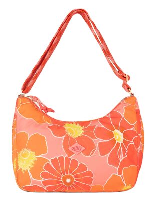 Oilily Hillie Hobo Bag Schultertasche Tasche Shell Pink koralle rot Neu