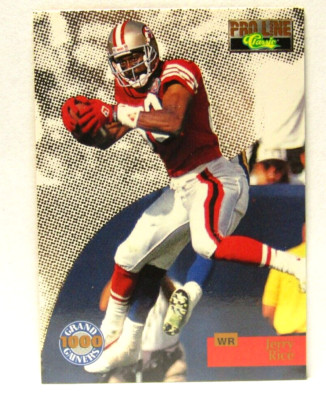 Proline Jerry Rice 1995 Classic Proline JERRY RICE #G-6 Grand Gainers - 49ers | eBay