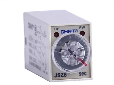 MARKENLOS 1 PCS New CHINT Time Relay With Base JSZ6-4 60s DC24V #D7