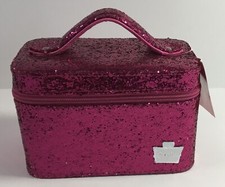 Caboodles Pink Glitter On Pink Go Getter Mini Make-up Case. Hard. 0789 BBR 11