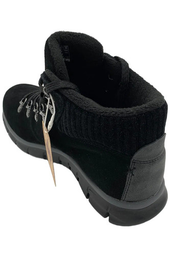 Skechers Synergy Water Repellent Suede Lace-Up Hiker Boots Black - Bild 3 von 3