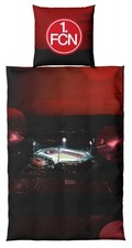 1. FC Nürnberg Bettwäsche - Stadion - 2teilig | 135 x 200 cm | Baumwolle | FCN