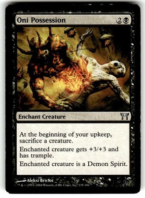 Oni Possession Champions of Kamigawa Regular MTG LP