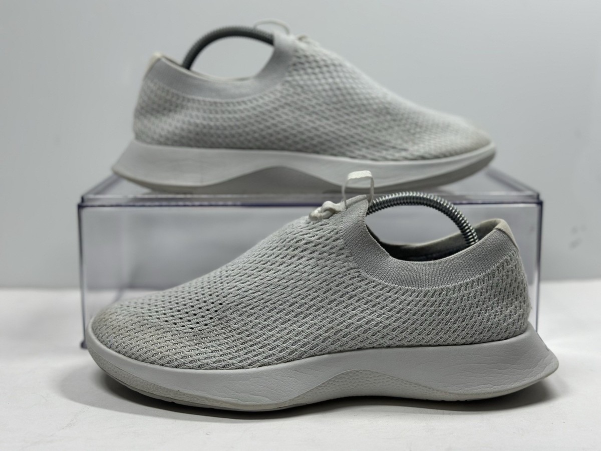 Allbirds Tree Dasher Relay Womens 8 White Blizzard Slip-on Shoes 