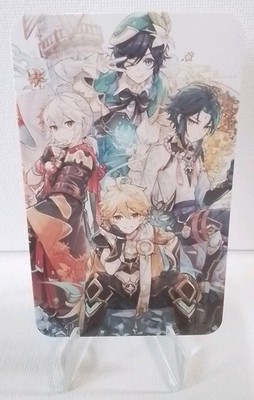 Aether, Venti, Xiao, and Kaedehara Kazuha  Genshin Impact Anime Card
