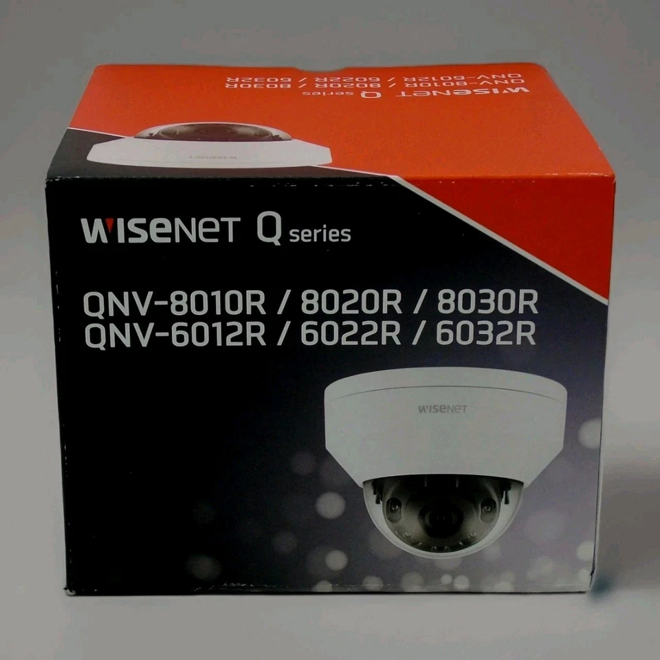 Wisenet Hanwha QNV-6012R 2MP IR Vandal Dome Camera PoE IP66 IK10 - Image 2 of 4