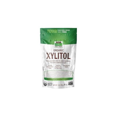 NOW Foods, Organic Xylitol, Pure with No Added Ingredients, Keto-Friendly