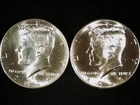 2025-P and D Kennedy Half Dollars (2 coins) AU+++. Free Shipping!