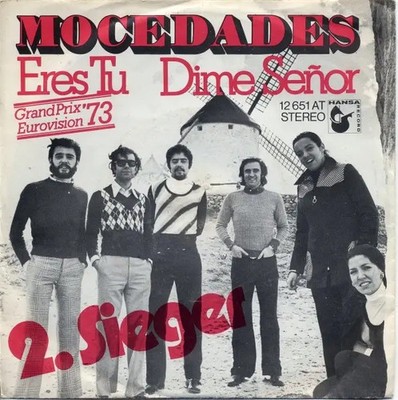 Mocedades Eres Tu / Dime Señor Vinyl Single 7inch NEAR MINT Hansa