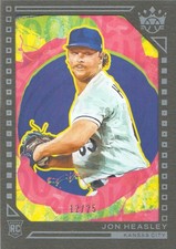 2022 Diamond Kings Baseball Green Frame #150 Jon Heasley /25