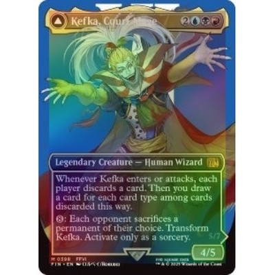 Foil Kefka, Court Mage (borderless) (398) M/NM Magic MTG Final